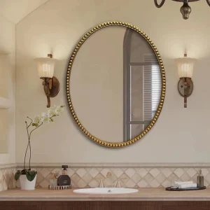 Nordic Beauty Vanity Mirror - Vintage Aesthetic Makeup Mirror for Home Decor and Beauty Salon