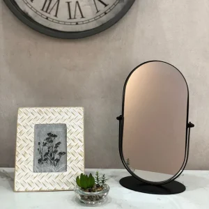 Portable Nordic Style Standing Makeup Mirror for Bathroom and Dressing Room - Free Shipping and House Decoration